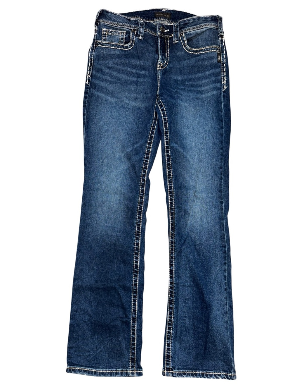Silver Jeans Suki Slim Boot Jeans Women’s 29 Dark Wash Stretch Denim